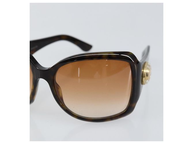 Gafas de sol GUCCI Interlocking G de plástico marrón oscuro Auth am9542 - vista 8