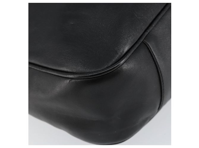 Borsa a mano in pelle Gucci Bamboo oro nero 001 2123 1577 Auth gh1288 D'oro - vista 14