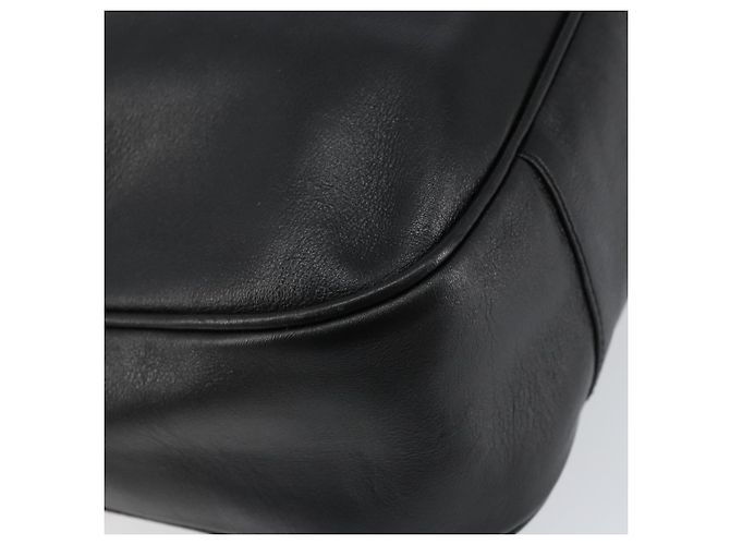 Borsa a mano in pelle Gucci Bamboo oro nero 001 2123 1577 Auth gh1288 D'oro - vista 16