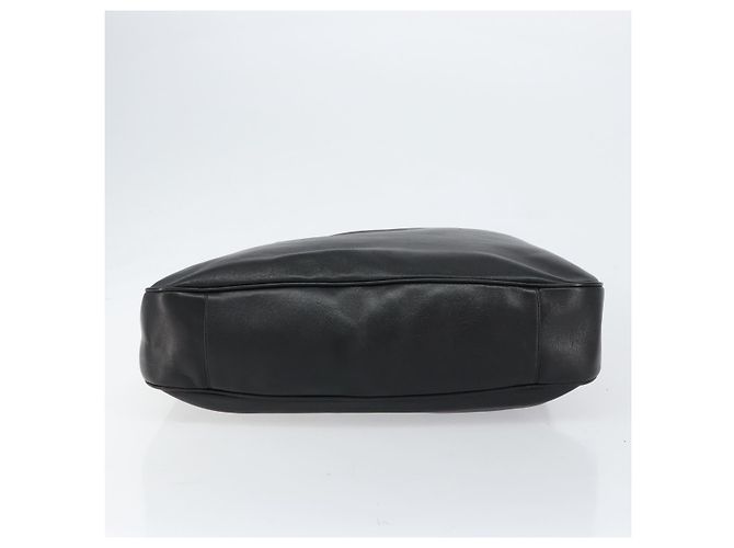 Borsa a mano in pelle Gucci Bamboo oro nero 001 2123 1577 Auth gh1288 D'oro - vista 5