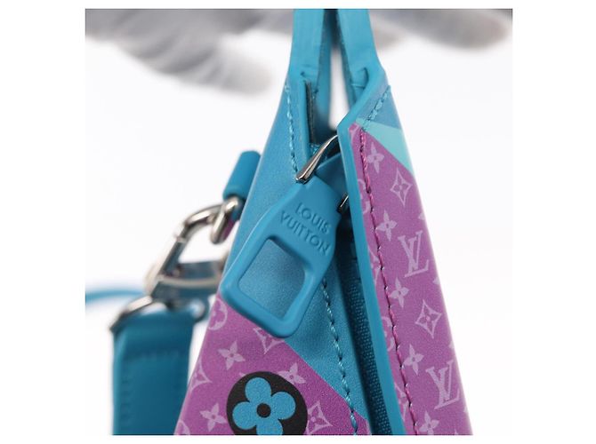 LOUIS VUITTON Borsa a Mano Monogram Sandwich Box Blu M82029 LV Auth 154627SM Monogramma - vista 10