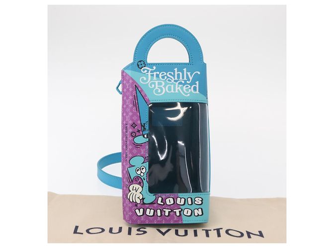 LOUIS VUITTON Borsa a Mano Monogram Sandwich Box Blu M82029 LV Auth 154627SM Monogramma - vista 12