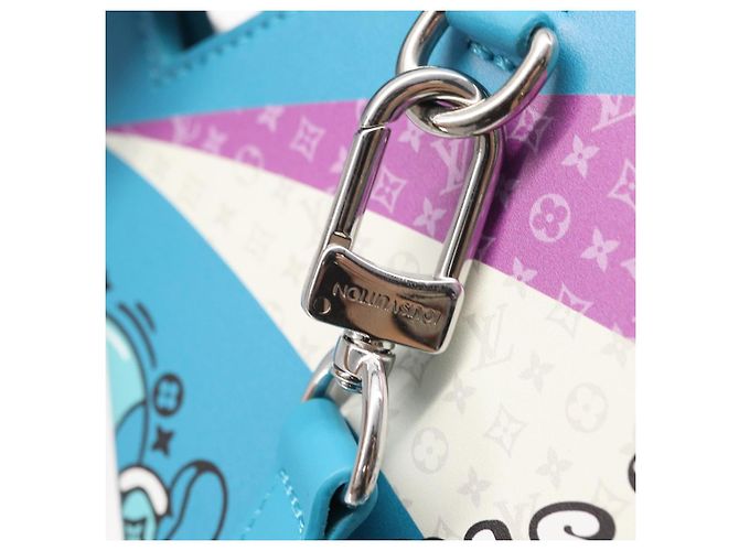 LOUIS VUITTON Borsa a Mano Monogram Sandwich Box Blu M82029 LV Auth 154627SM Monogramma - vista 21