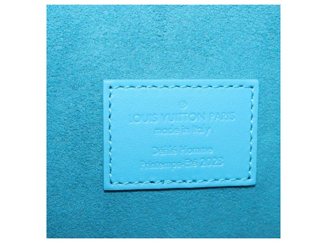 LOUIS VUITTON Borsa a Mano Monogram Sandwich Box Blu M82029 LV Auth 154627SM Monogramma - vista 22