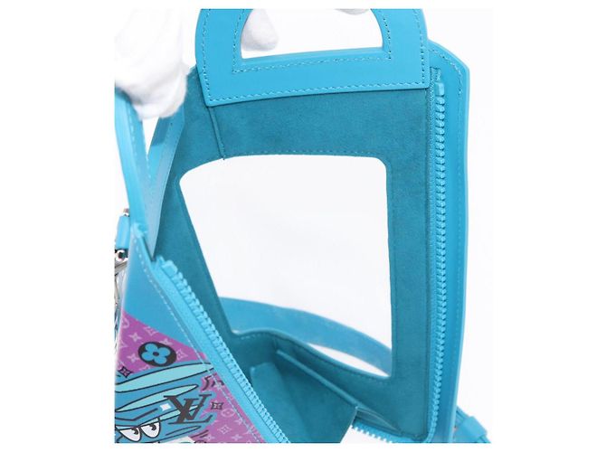 LOUIS VUITTON Borsa a Mano Monogram Sandwich Box Blu M82029 LV Auth 154627SM Monogramma - vista 25