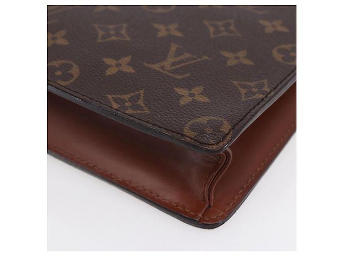LOUIS VUITTON Pochette Uomo Monogram Borsa a Mano M51795 LV Auth 153201 Monogramma - vista 15