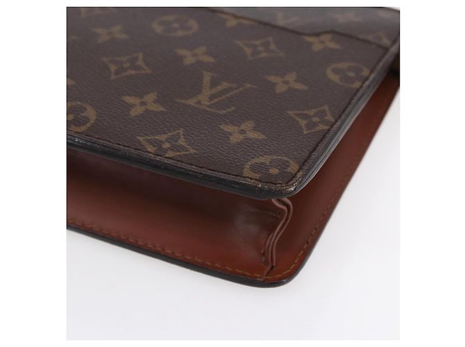 LOUIS VUITTON Pochette Uomo Monogram Borsa a Mano M51795 LV Auth 153201 Monogramma - vista 7