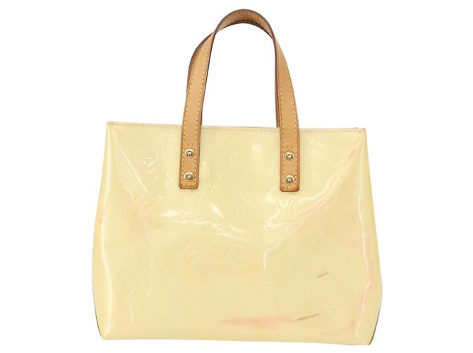 LOUIS VUITTON Borsa a Mano Monogram Vernis Reade PM Perle M91336 LV Auth 154363 - vista 13