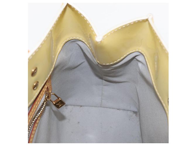 LOUIS VUITTON Borsa a Mano Monogram Vernis Reade PM Perle M91336 LV Auth 154363 - vista 21