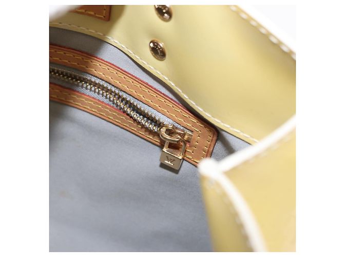LOUIS VUITTON Borsa a Mano Monogram Vernis Reade PM Perle M91336 LV Auth 154363 - vista 23