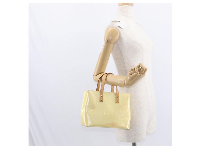 LOUIS VUITTON Borsa a Mano Monogram Vernis Reade PM Perle M91336 LV Auth 154363 - vista 25