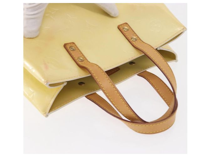 LOUIS VUITTON Borsa a Mano Monogram Vernis Reade PM Perle M91336 LV Auth 154363 - vista 7