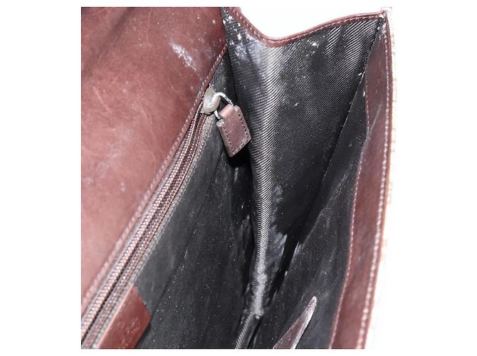 Bolsa de Mão GUCCI GG Supreme PVC Bege Prata 34044 Auth ep12061 - vista 19