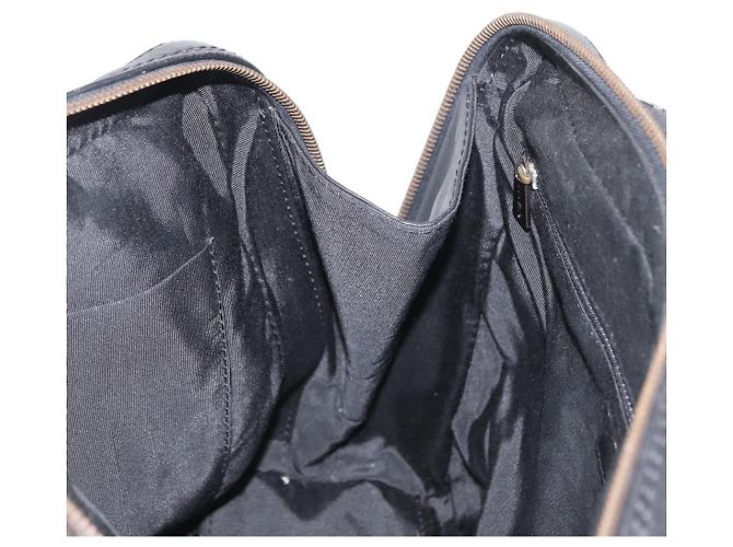 CHANEL Borsa a Mano Wild Stitch in Pelle di Agnello Nera CC Auth BA8410 Nero - vista 20