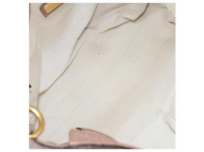 Borsa a mano in pelle rosa oro GUCCI 323675 Auth ka258 D'oro - vista 11