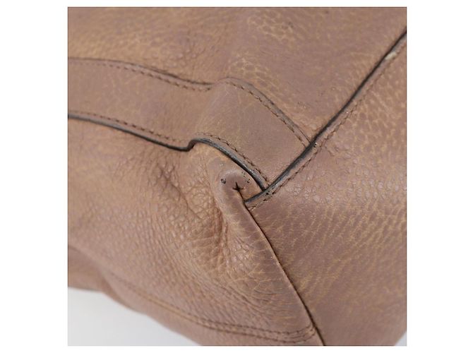 Borsa a mano in pelle rosa oro GUCCI 323675 Auth ka258 D'oro - vista 14