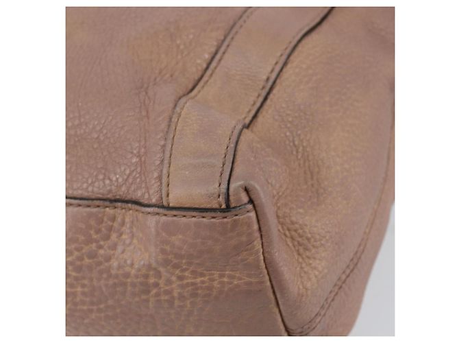 Borsa a mano in pelle rosa oro GUCCI 323675 Auth ka258 D'oro - vista 15