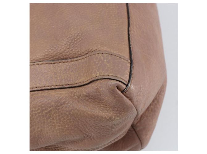 Borsa a mano in pelle rosa oro GUCCI 323675 Auth ka258 D'oro - vista 16
