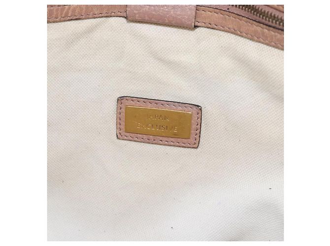 Borsa a mano in pelle rosa oro GUCCI 323675 Auth ka258 D'oro - vista 18