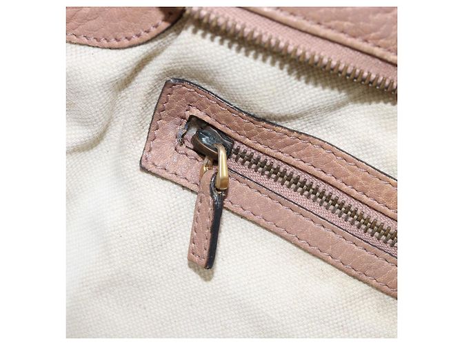 Borsa a mano in pelle rosa oro GUCCI 323675 Auth ka258 D'oro - vista 22