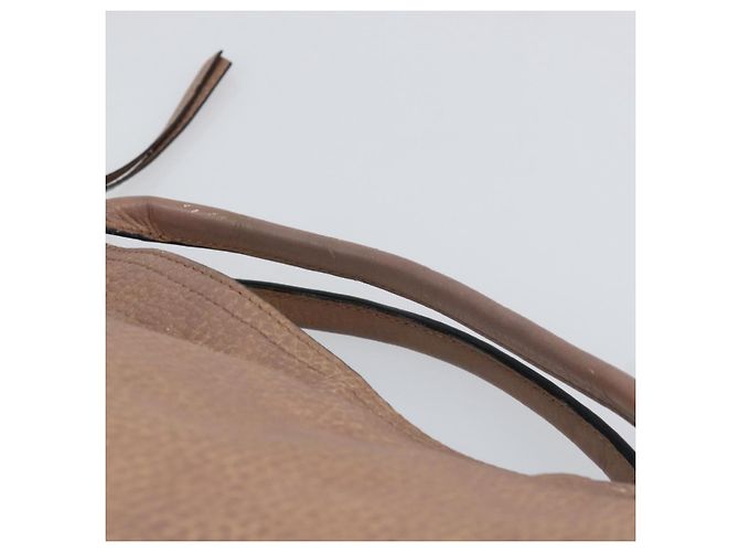 Borsa a mano in pelle rosa oro GUCCI 323675 Auth ka258 D'oro - vista 8