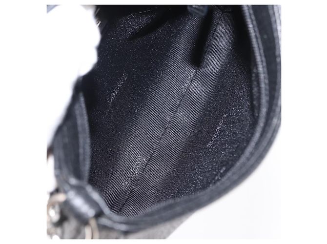 Pochette Accessorio LOEWE Pelle Nera Argento Auth yk19756 Nero - vista 10