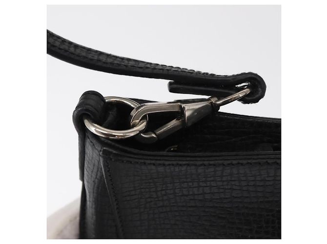 Pochette Accessorio LOEWE Pelle Nera Argento Auth yk19756 Nero - vista 18