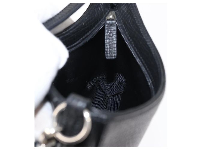 Pochette Accessorio LOEWE Pelle Nera Argento Auth yk19756 Nero - vista 20