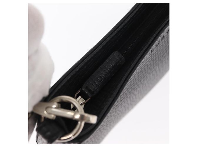 Pochette Accessorio LOEWE Pelle Nera Argento Auth yk19756 Nero - vista 9