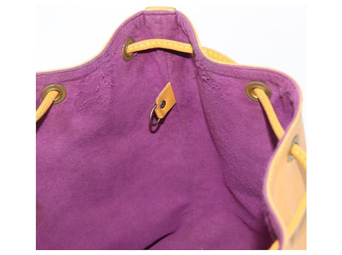 Noe LOUIS VUITTON Borsa a Spalla Petit Noé Epi Gialla M44109 LV Auth BA8332 Giallo - vista 20