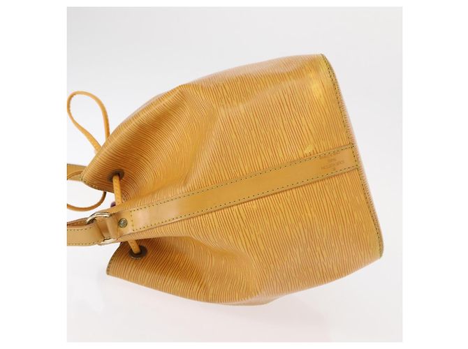 Noe LOUIS VUITTON Borsa a Spalla Petit Noé Epi Gialla M44109 LV Auth BA8332 Giallo - vista 4