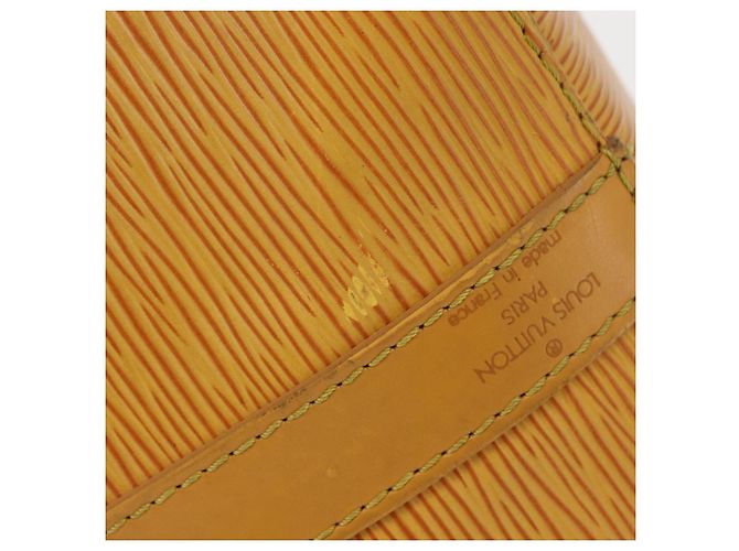 Noe LOUIS VUITTON Borsa a Spalla Petit Noé Epi Gialla M44109 LV Auth BA8332 Giallo - vista 5