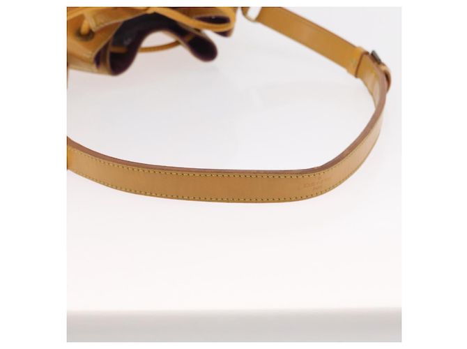 Noe LOUIS VUITTON Borsa a Spalla Petit Noé Epi Gialla M44109 LV Auth BA8332 Giallo - vista 8