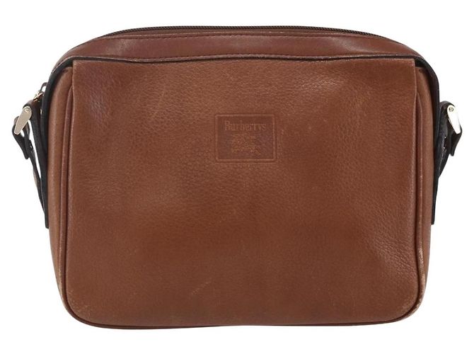Autre Marque Borsa a Spalla Burberrys in Pelle Marrone Oro Auth ka247 D'oro - vista 13