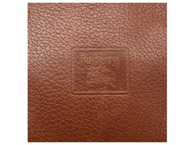 Autre Marque Borsa a Spalla Burberrys in Pelle Marrone Oro Auth ka247 D'oro - vista 17