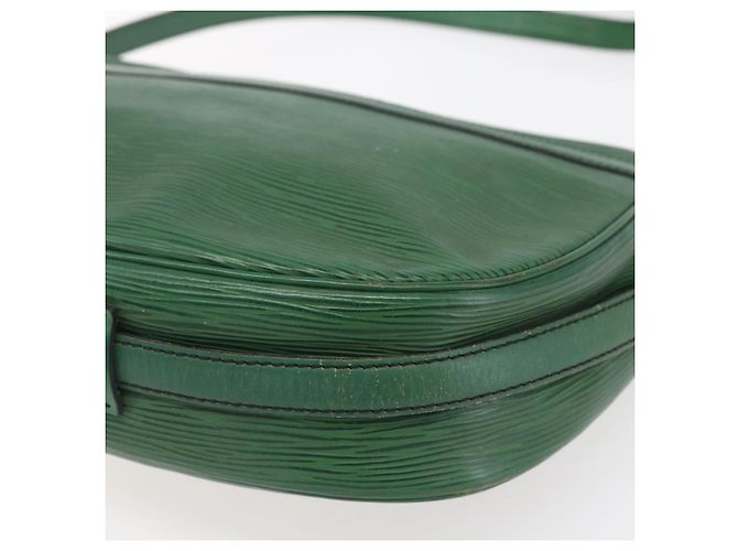 LOUIS VUITTON Bolsa de Ombro Epi Jeune Fille MM Verde M52154 LV Auth ka206 - vista 16