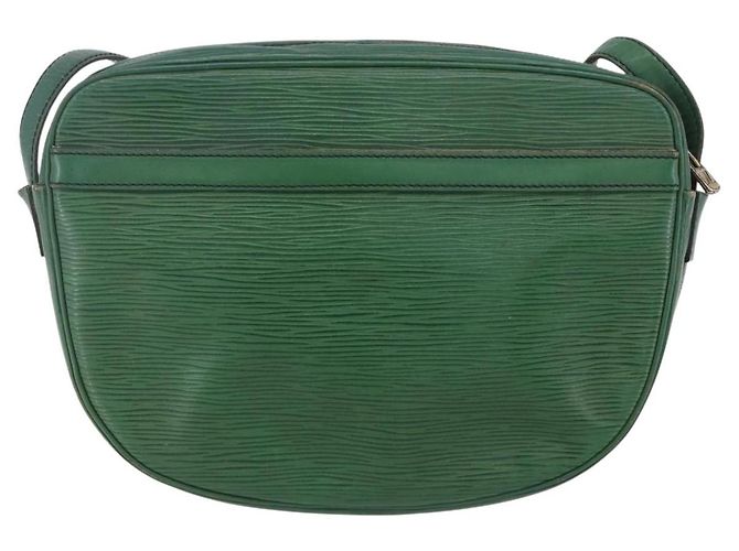 LOUIS VUITTON Bolsa de Ombro Epi Jeune Fille MM Verde M52154 LV Auth ka206 - vista 2