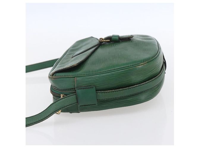 LOUIS VUITTON Bolsa de Ombro Epi Jeune Fille MM Verde M52154 LV Auth ka206 - vista 3