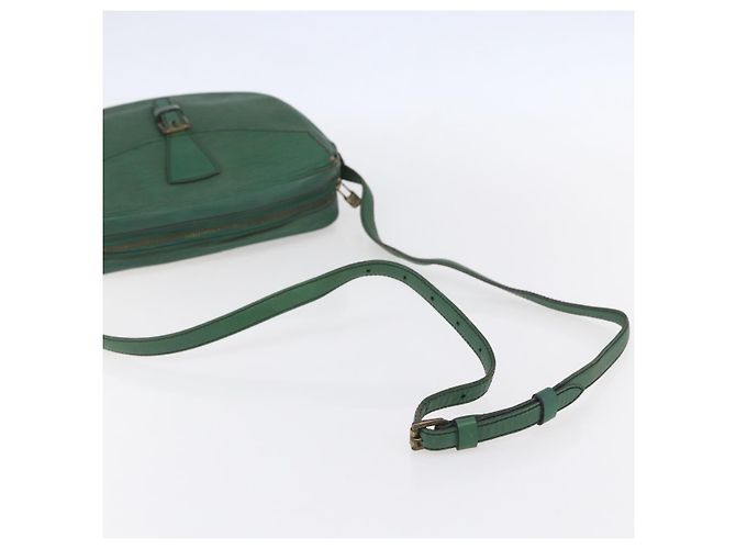LOUIS VUITTON Bolsa de Ombro Epi Jeune Fille MM Verde M52154 LV Auth ka206 - vista 7