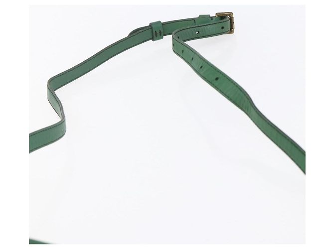 LOUIS VUITTON Bolsa de Ombro Epi Jeune Fille MM Verde M52154 LV Auth ka206 - vista 8