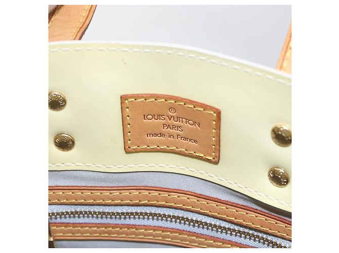 LOUIS VUITTON Monogram Vernis Reade PM Borsa a Mano Grigia M91145 LV Auth hk3182 Grigio - vista 10
