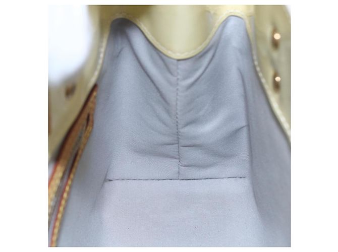 LOUIS VUITTON Monogram Vernis Reade PM Borsa a Mano Grigia M91145 LV Auth hk3182 Grigio - vista 19