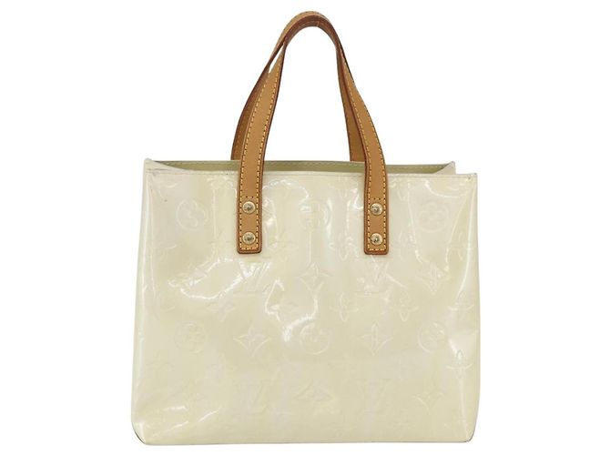 LOUIS VUITTON Monogram Vernis Reade PM Borsa a Mano Grigia M91145 LV Auth hk3182 Grigio - vista 2