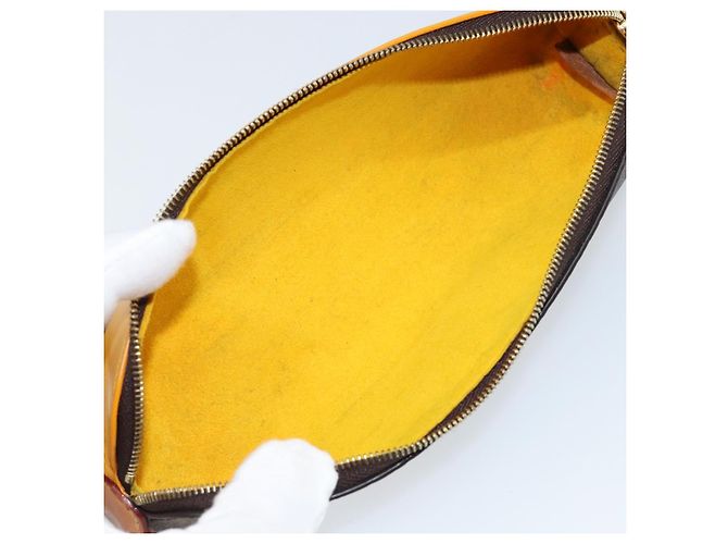LOUIS VUITTON Monogram Vivienne Stiftetui Elizabeth GI0828 LV Auth 149287 Gelb Monogramm - Ansicht 10