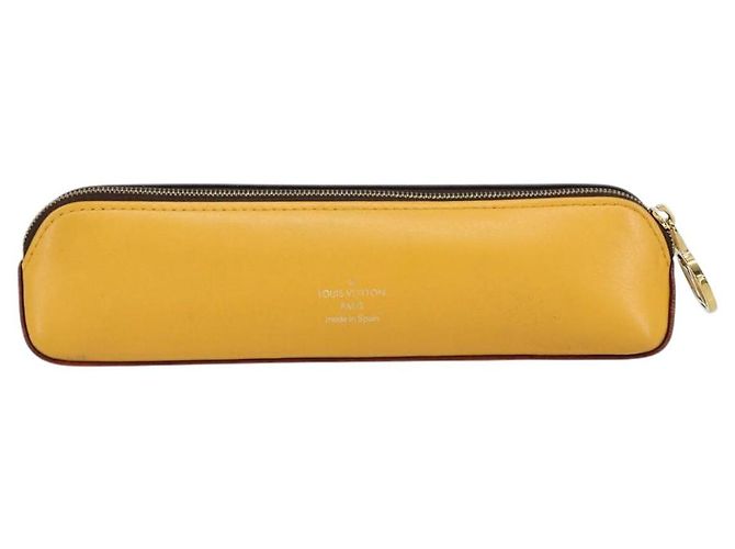 LOUIS VUITTON Monogram Vivienne Stiftetui Elizabeth GI0828 LV Auth 149287 Gelb Monogramm - Ansicht 2