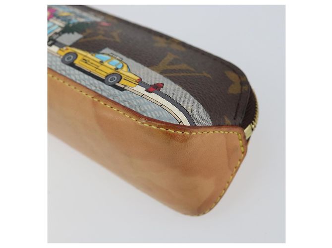 LOUIS VUITTON Monogram Vivienne Stiftetui Elizabeth GI0828 LV Auth 149287 Gelb Monogramm - Ansicht 7