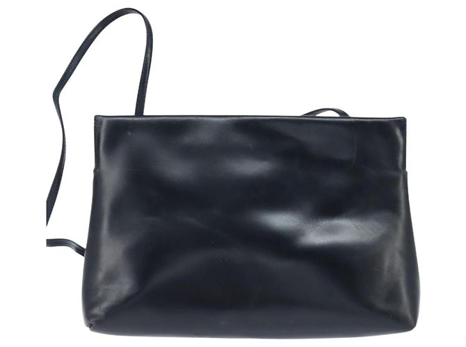 Borsa a Spalla Vala in Pelle Blu Navy e Oro di Salvatore Ferragamo Auth bs30511 D'oro - vista 3