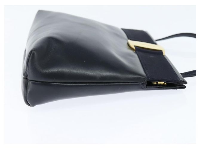Borsa a Spalla Vala in Pelle Blu Navy e Oro di Salvatore Ferragamo Auth bs30511 D'oro - vista 5