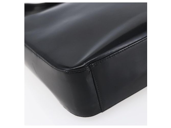 Borsa a Spalla GUCCI Soho Smalto Nero Auth 147072 - vista 13