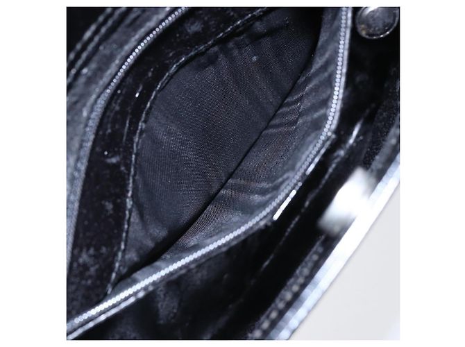 Borsa a Spalla GUCCI Soho Smalto Nero Auth 147072 - vista 19